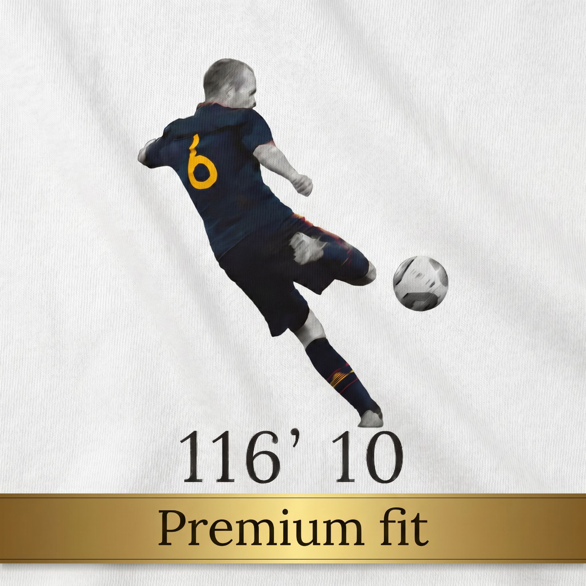 Spain | Iniesta 116' 2010 - Premium fit