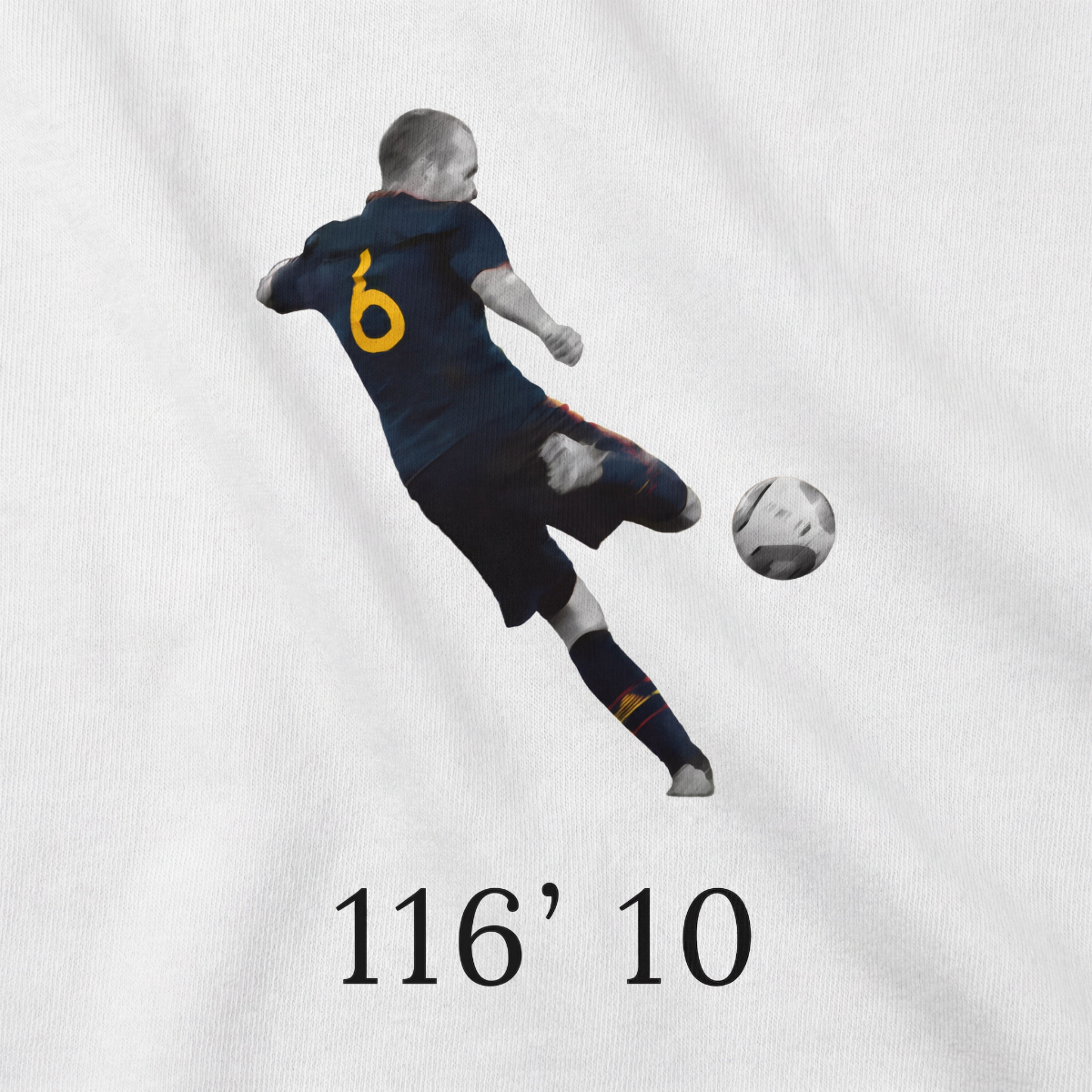 Spain | Iniesta 116' 2010 - Premium fit